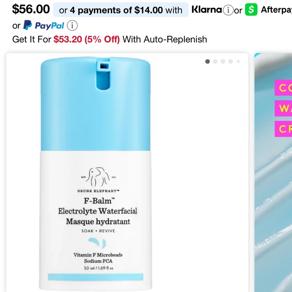 Drunk Elephant F-Balm Hydrating Masque